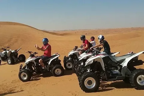 Morning Desert Safari with MI 60 mins Quad Bike