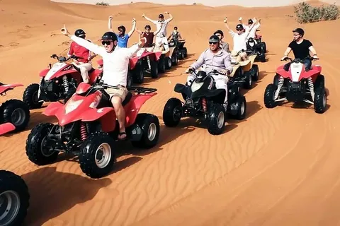 Morning Desert Safari with MI 60 mins Quad Bike